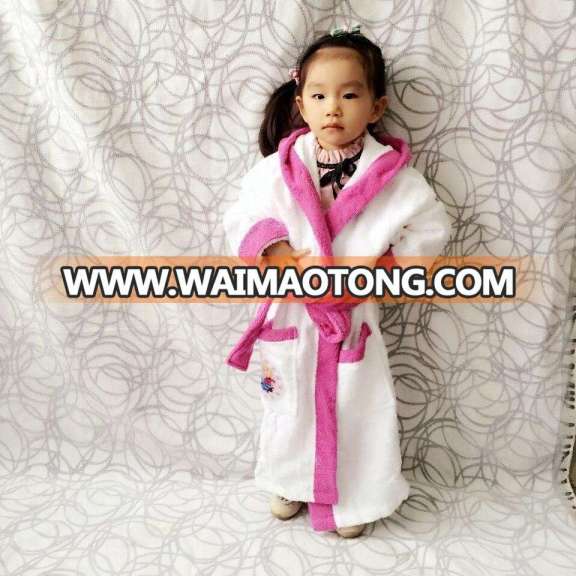 Children Hooded Bathrobe/Cotton Children Bathrobe